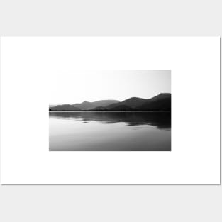 Black and White landscape in the Lake District UK Posters and Art